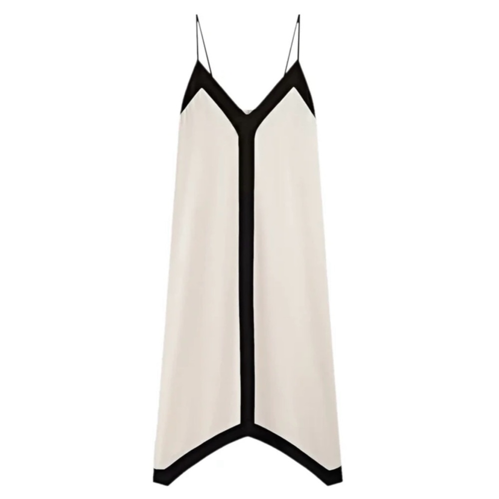 MASSIMO DUTTI | Contrast Maxi Dress